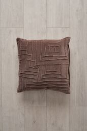 BHS Genevieve Cushion in Taupe - Size: 45 cm x 45 cm - thumbnail 5