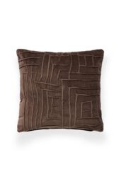 BHS Genevieve Cushion in Taupe - Size: 45 cm x 45 cm - thumbnail 2