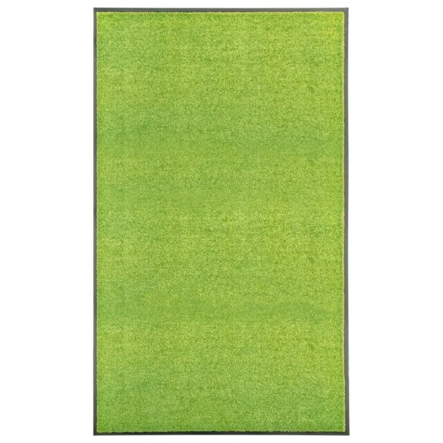 Berkfield Home Doormat Washable Green 90x150 cm - image 1