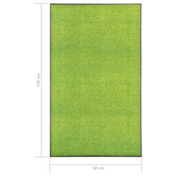 Berkfield Home Doormat Washable Green 90x150 cm - thumbnail 6