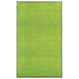 Berkfield Home Doormat Washable Green 90x150 cm - thumbnail 1