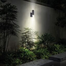 Luceco Outdoor Decorative External Wall Light with PIR Slate Grey - thumbnail 6