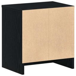Berkfield Home Bedside Cabinet with Drawer Black 39x28x41 cm in Brown - Size: 39 x 28 x 41 cm - thumbnail 8
