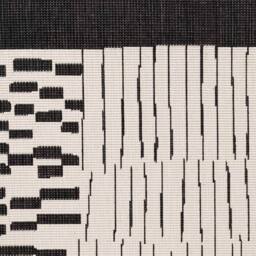 Ted Baker Reversible Outdoor Indoor Acacia Rug Geometric in Black - Size: 160 cm x 230 cm - thumbnail 4
