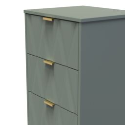 Ready Assembled 2 U Washington 5 Drawer Tall Bedside (Ready Assembled) in Pale Green - thumbnail 4