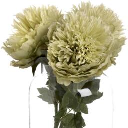 Love Lace Green Peony Artificial Flower - thumbnail 4