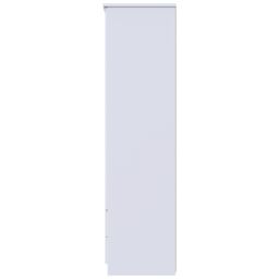 Ready Assembled 2 U Holborn Tall Triple 2 Drawer + Drawer Wardrobe (Ready Assembled) in White - thumbnail 2