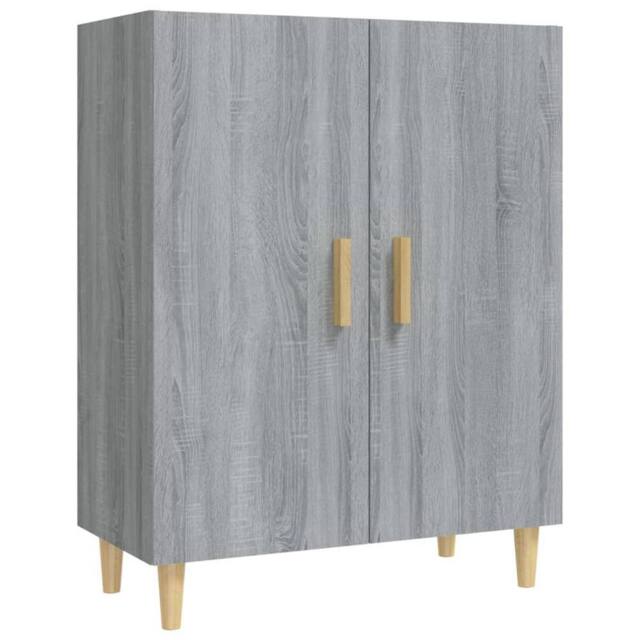 Berkfield Home Sideboard Grey Sonoma 70x34x90 cm Engineered Wood - Size: 70 x 34 x 90 cm - image 1