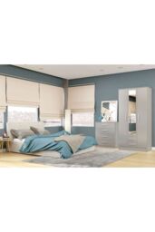 Birlea Lynx 6 Drawer Chest in Grey - thumbnail 3