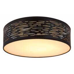 Netlighting Tunno Cylindrical Ceiling Light Black LED 30006000K