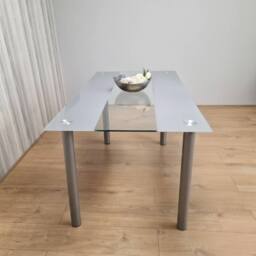 KOSY KOALA Dining Table & 6 Chairs Modern Grey Table With 6 Chairs - thumbnail 2