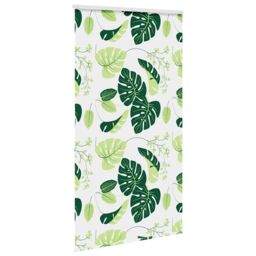 Berkfield Home Shower Roller Blind with Cassette 130x240 cm Fabric Width 126 cm in Green - thumbnail 4