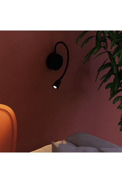 CGC Lighting 'Matilda' Black Adjustable Flexible Neck LED Rechargeable Magnetic USB Reading Bedside Wall Light - image 1
