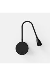 CGC Lighting 'Matilda' Black Adjustable Flexible Neck LED Rechargeable Magnetic USB Reading Bedside Wall Light - thumbnail 3