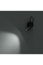 CGC Lighting 'Matilda' Black Adjustable Flexible Neck LED Rechargeable Magnetic USB Reading Bedside Wall Light - thumbnail 5