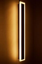 Living and Home Outdoor IP65 Waterproof Long Wall LED Light with Cord in Black - thumbnail 6