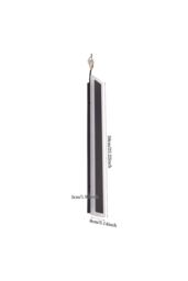 Living and Home Outdoor IP65 Waterproof Long Wall LED Light with Cord in Black - thumbnail 4