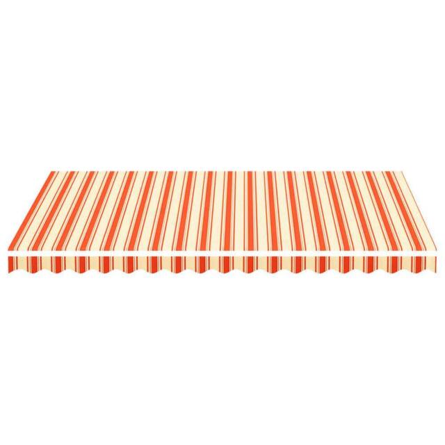 Berkfield Home Replacement Fabric for Awning Yellow & Orange 3.5x2.5 m - image 1