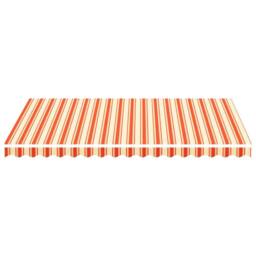 Berkfield Home Replacement Fabric for Awning Yellow & Orange 3.5x2.5 m - thumbnail 1