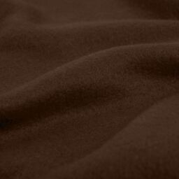 OHS Warm Plain Fleece Throw Over Bed Blanket in Chocolate - Size: 200 cm x 240 cm - thumbnail 4