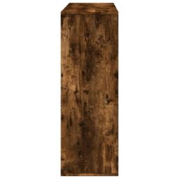 Berkfield Home Book Cabinet/Room Divider Smoked Oak 100x33x94.5 cm in Brown - thumbnail 5