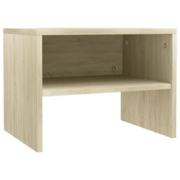 Berkfield Home Bedside Cabinets 2 pcs Sonoma Oak 40x30x30 cm Engineered Wood in Brown - Size: 40 x 30 x 30 cm - thumbnail 4
