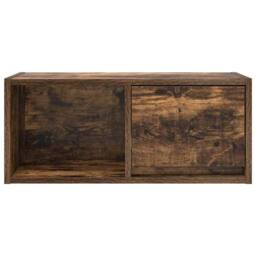 Berkfield Home TV Cabinets 2 pcs Smoked Oak 60x31x25.5 cm Engineered Wood in Brown - thumbnail 7