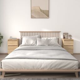 Berkfield Home Bedside Cabinets 2 pcs Sonoma Oak 40x35x70 cm in Brown - Size: 40 x 35 x 70 cm - thumbnail 1