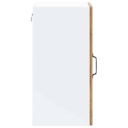 Berkfield Home Kitchen Wall Cabinet with Glass Door Kalmar Old Wood Engineered Wood in Brown - thumbnail 7