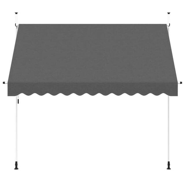 Berkfield Home Manual Retractable Awning 300 cm Anthracite in Dark Grey - image 1