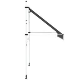 Berkfield Home Manual Retractable Awning 300 cm Anthracite in Dark Grey - thumbnail 4