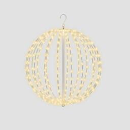 Pegdev Enchanting Pre Lit 40cm LED Sphere 256 Warm White Micro LEDs 5m Lead Timer - thumbnail 1