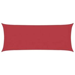 Berkfield Home Sunshade Sail 160 g/m ² Red 2x4.5 m HDPE - thumbnail 1