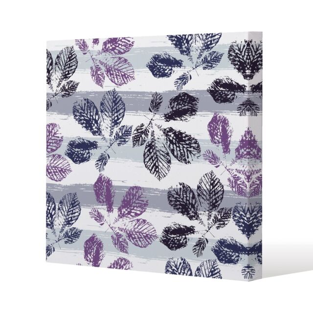 Benjamin Tate Design Imprint of plant (Canvas Print) / 127 x 127 x 4cm in Natural - Size: 127 x 127 x 4 cm - image 1