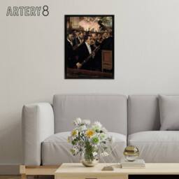 "Artery8 The Orchestra at the Opera Edgar Degas Vintage Framed Canvas Wall Art - Size: W12"" x H16""" - thumbnail 3