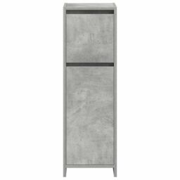 Berkfield Home 3 Piece Bathroom Furniture Set Concrete Grey Engineered Wood - thumbnail 5