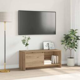 Berkfield Home TV Stand Artisan oak Engineered Wood - thumbnail 2