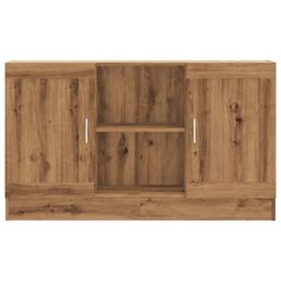 Berkfield Home Sideboard Artisan Oak 120x30.5x70 cm Engineered Wood in Brown - thumbnail 4
