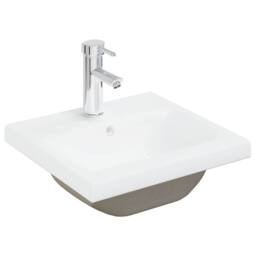 Berkfield Home 3 Piece Bathroom Furniture Set Concrete Grey Engineered Wood - thumbnail 5