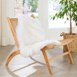 Native Natural Natural Sheepskin Rug XXL - Size: 60 cm x 120 cm - thumbnail 2