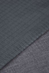 Neel Blue Crushed Velvet Cushion Covers, Set of 2, 45cm x45cm in Dark Grey - Size: 45 cm x45 cm - thumbnail 4