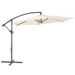 VonHaus 3M Cream Cantilever Hanging Banana Parasol Umbrella for Garden in Beige - thumbnail 9