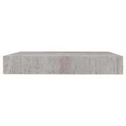 Berkfield Home Floating Wall Shelves 4 pcs Concrete Grey 23x23.5x3.8 cm MDF - thumbnail 6
