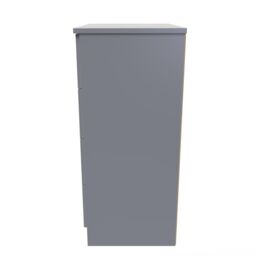 Ready Assembled 2 U Trent 4 Drawer Midi Chest (Ready Assembled) in Dark Grey - Size: Medium - thumbnail 2