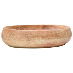 Berkfield Home Countertop Basin Brown Oval 59x40x15 cm Ceramic - Size: 59 x 40 x 15 cm - thumbnail 2