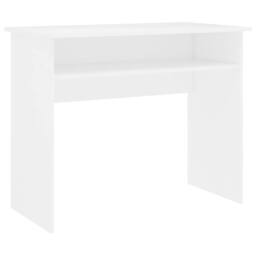 Berkfield Home Desk White 90x50x74 cm Engineered Wood - Size: 90 x 50 x 74 cm - thumbnail 1