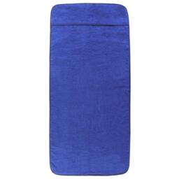 Berkfield Home Soft Beach Towels 2 pcs Royal Blue 75x200 cm Fabric 400 GSM - thumbnail 1