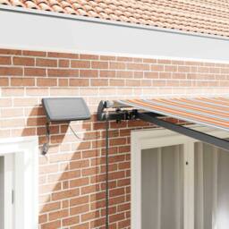 Berkfield Home Manual Retractable Awning with LED Multicolour Stripe 350x250 cm - thumbnail 4
