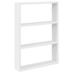 Berkfield Home Wall Shelf White 43x9x60 cm Engineered Wood - Size: 43 x 9 x 60 cm - thumbnail 2