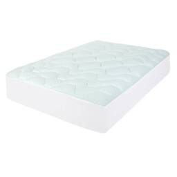 VOGREX Single Bamboo Memory Foam Mattress Topper in Blue - thumbnail 1